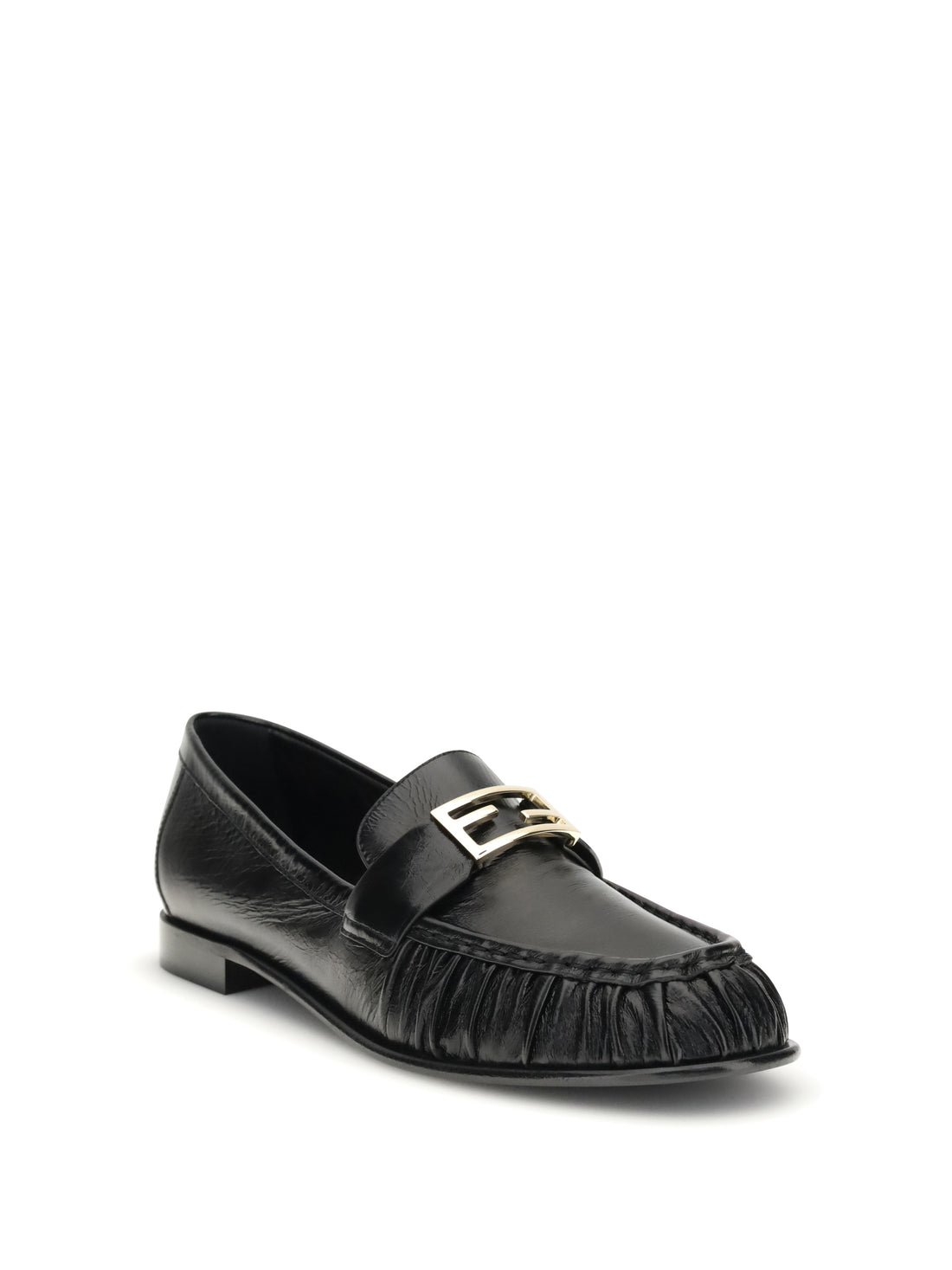 FENDI 36 nappa baguette loafers