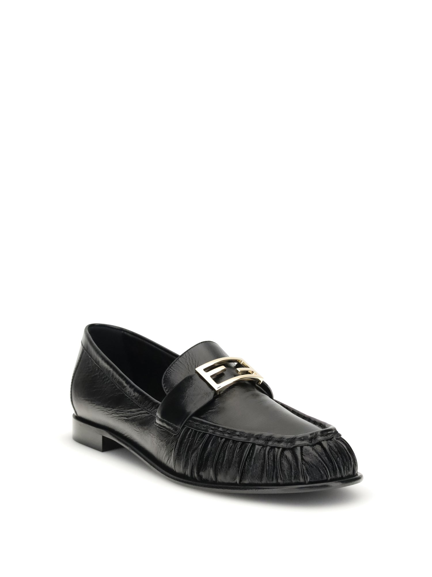 FENDI 36 nappa baguette loafers
