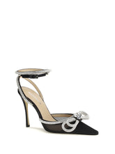 MACH & MACH 36 double bow satin pumps