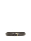 leather long belt