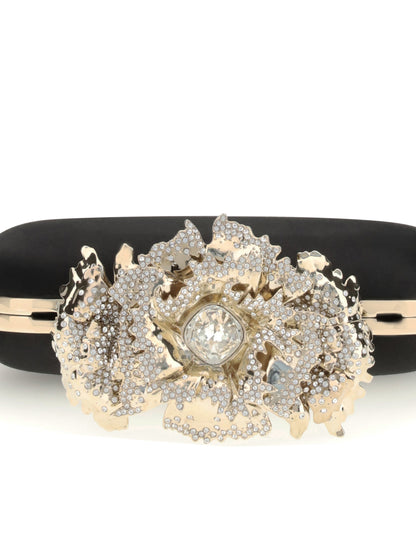 ALEXANDER MCQUEEN OS carnation knuckle clutch