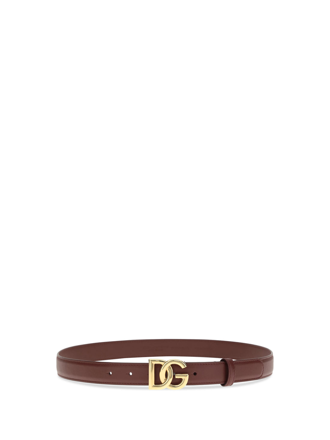 DOLCE &amp; GABBANA 80 calfskin belt with dg logo