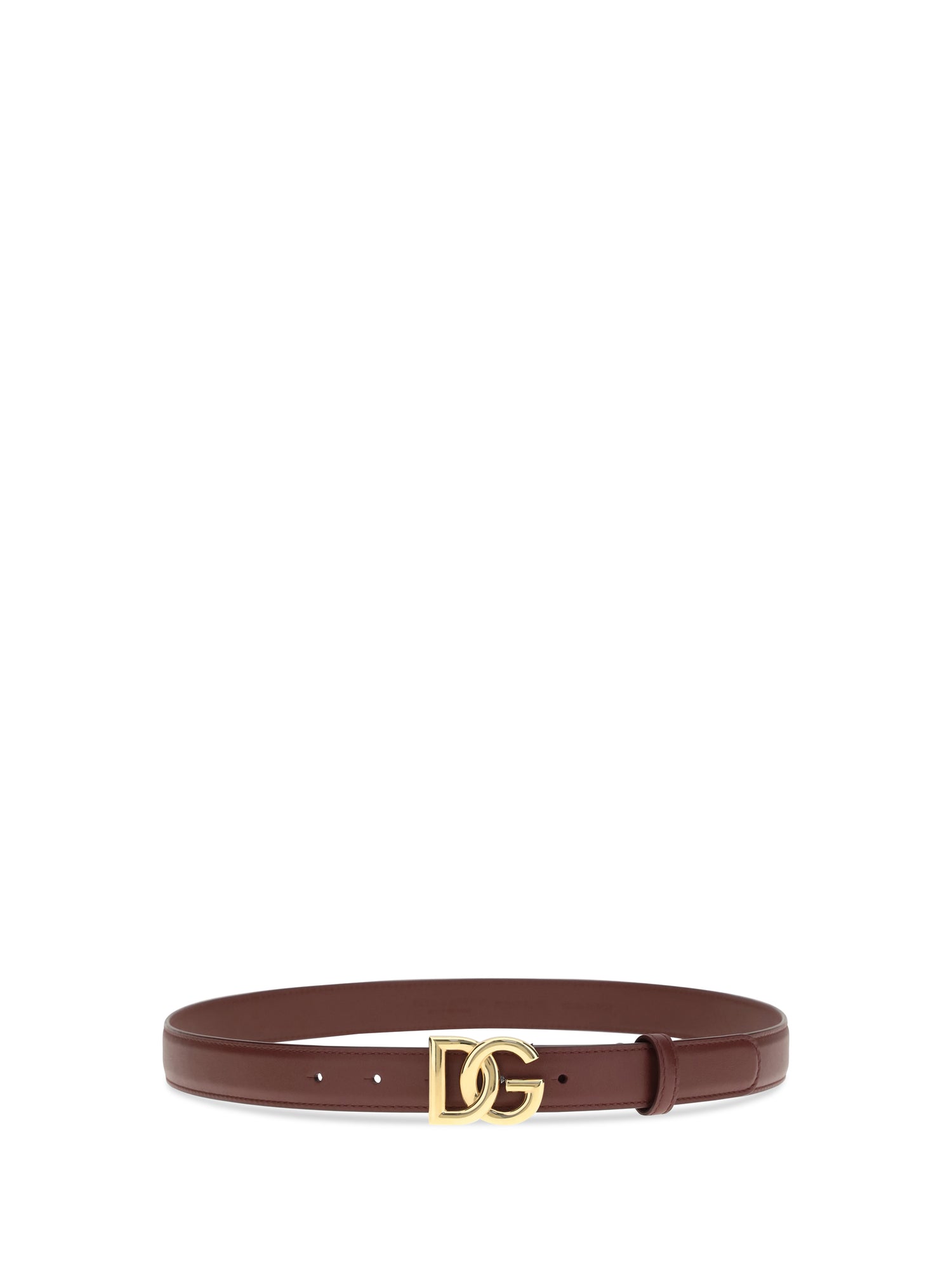 DOLCE &amp; GABBANA 80 calfskin belt with dg logo