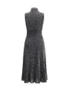 sequined midi dress