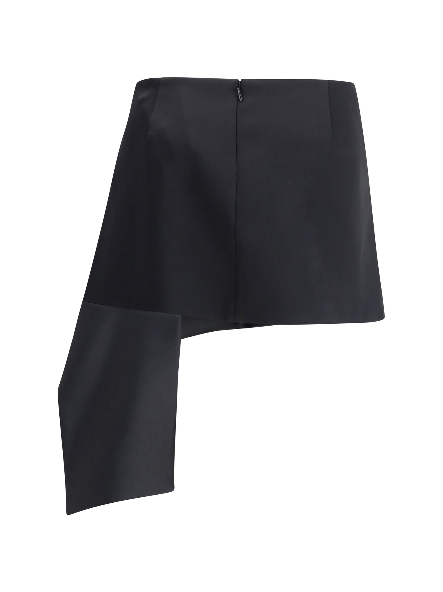 COURRÈGES 38 satin mini-skirt