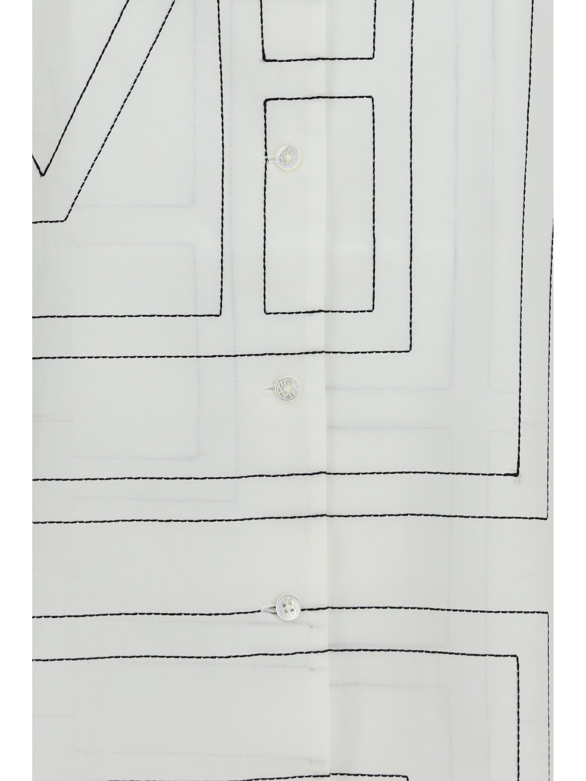 pj monogram cotton shirt