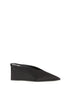 ALAIA 37 satin wedge mules
