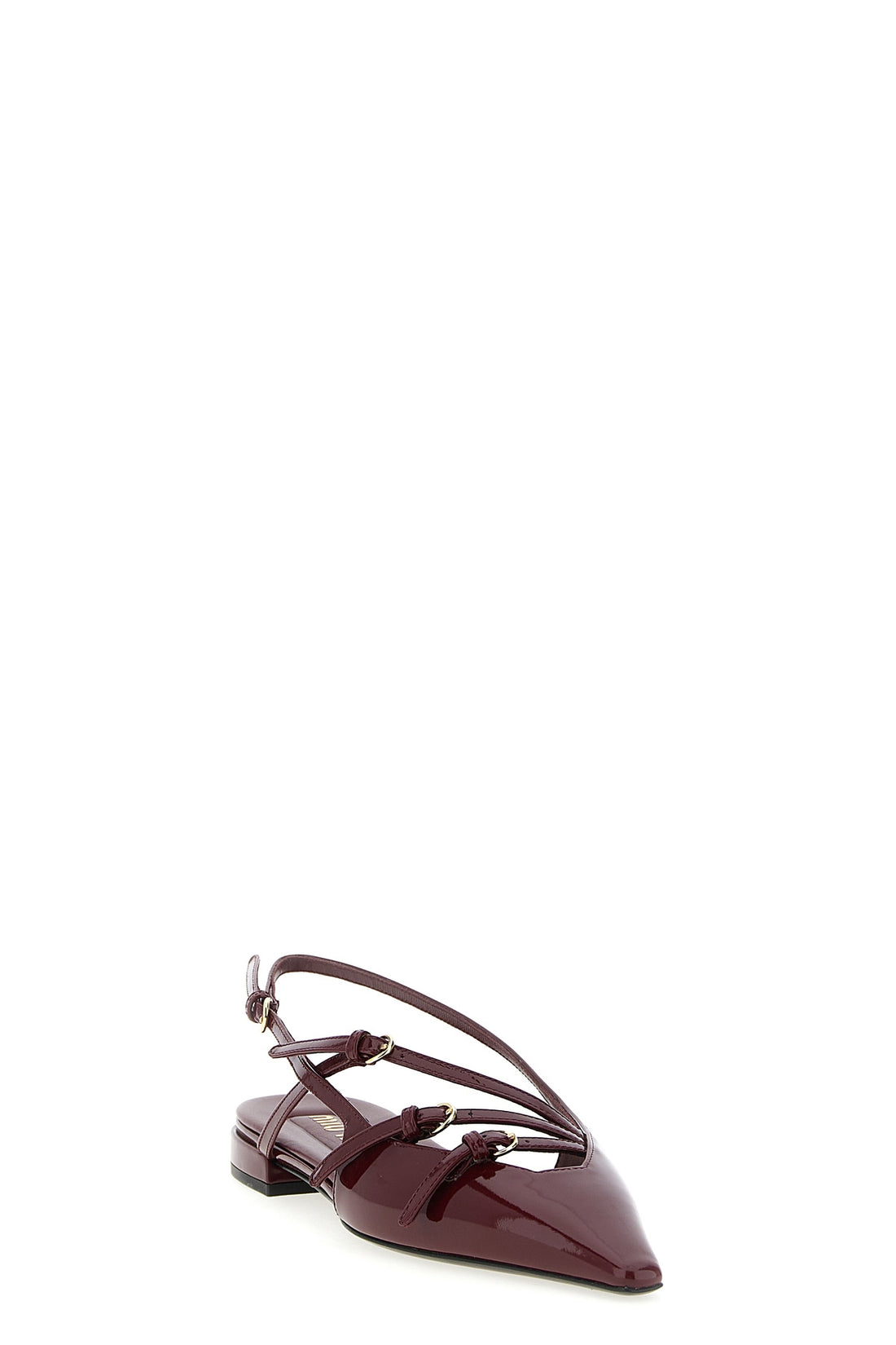 MIU MIU 37 patent leather slingback