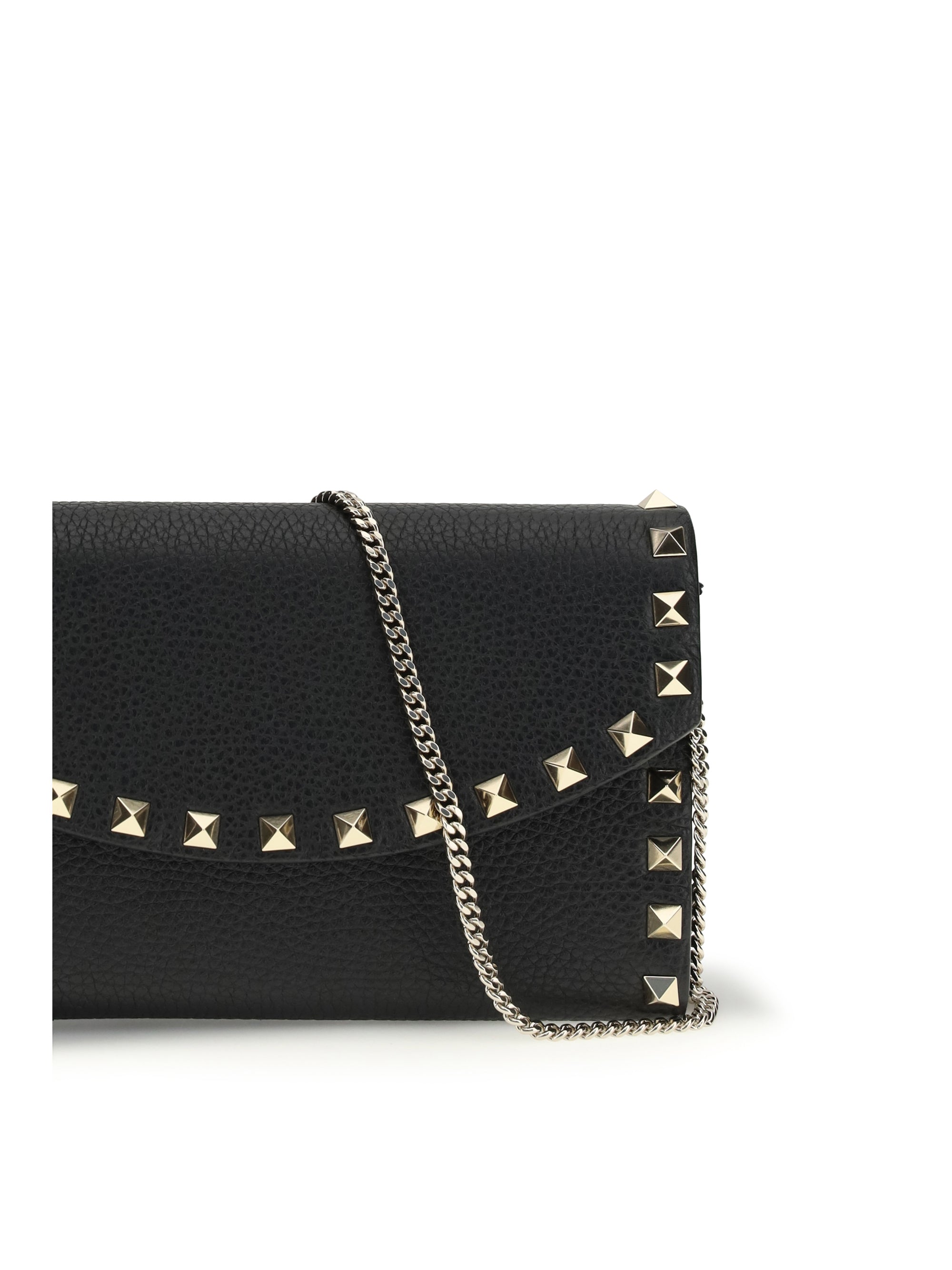 rockstud chain wallet