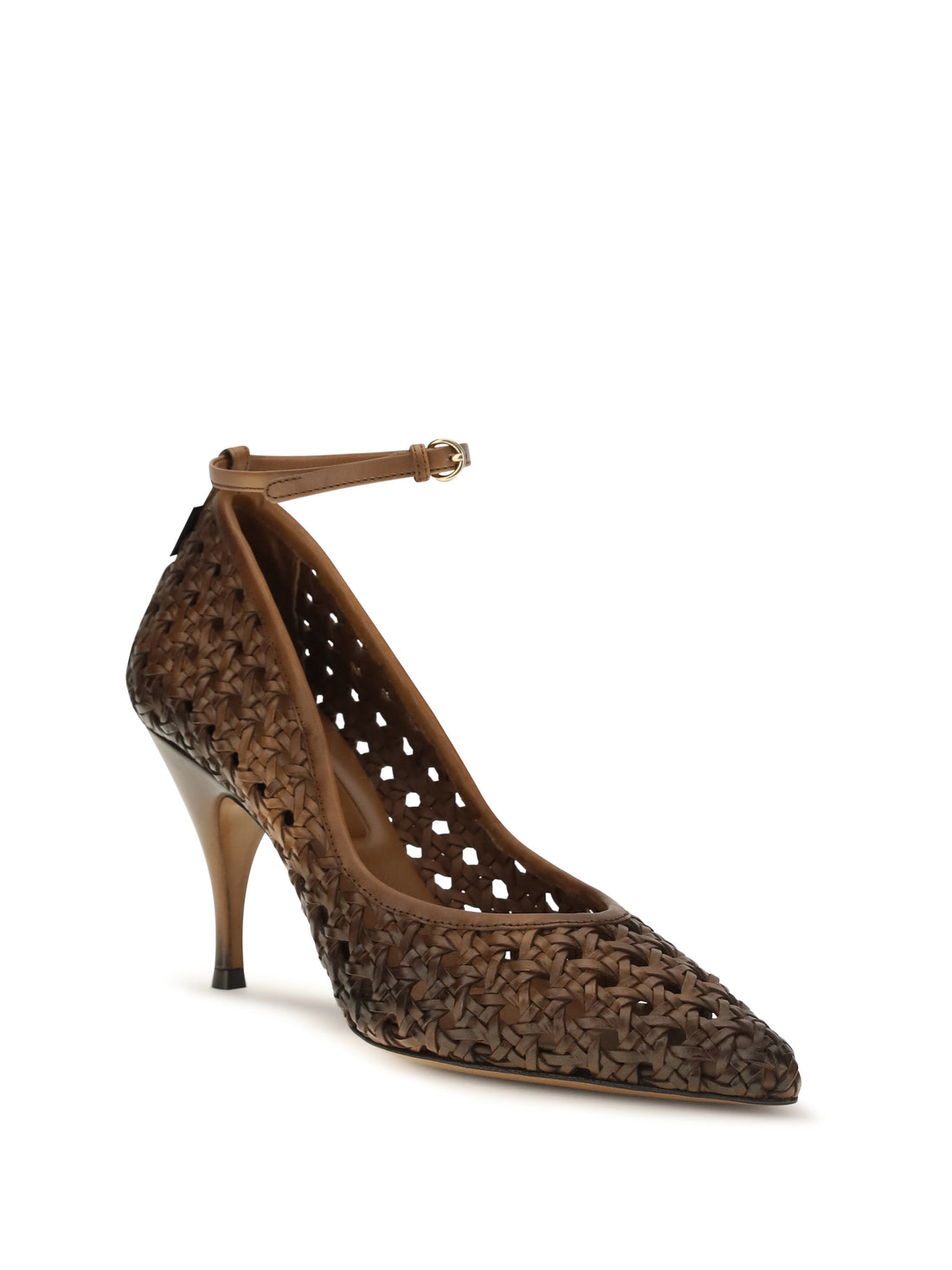 MIU MIU 37.5 woven leather pumps