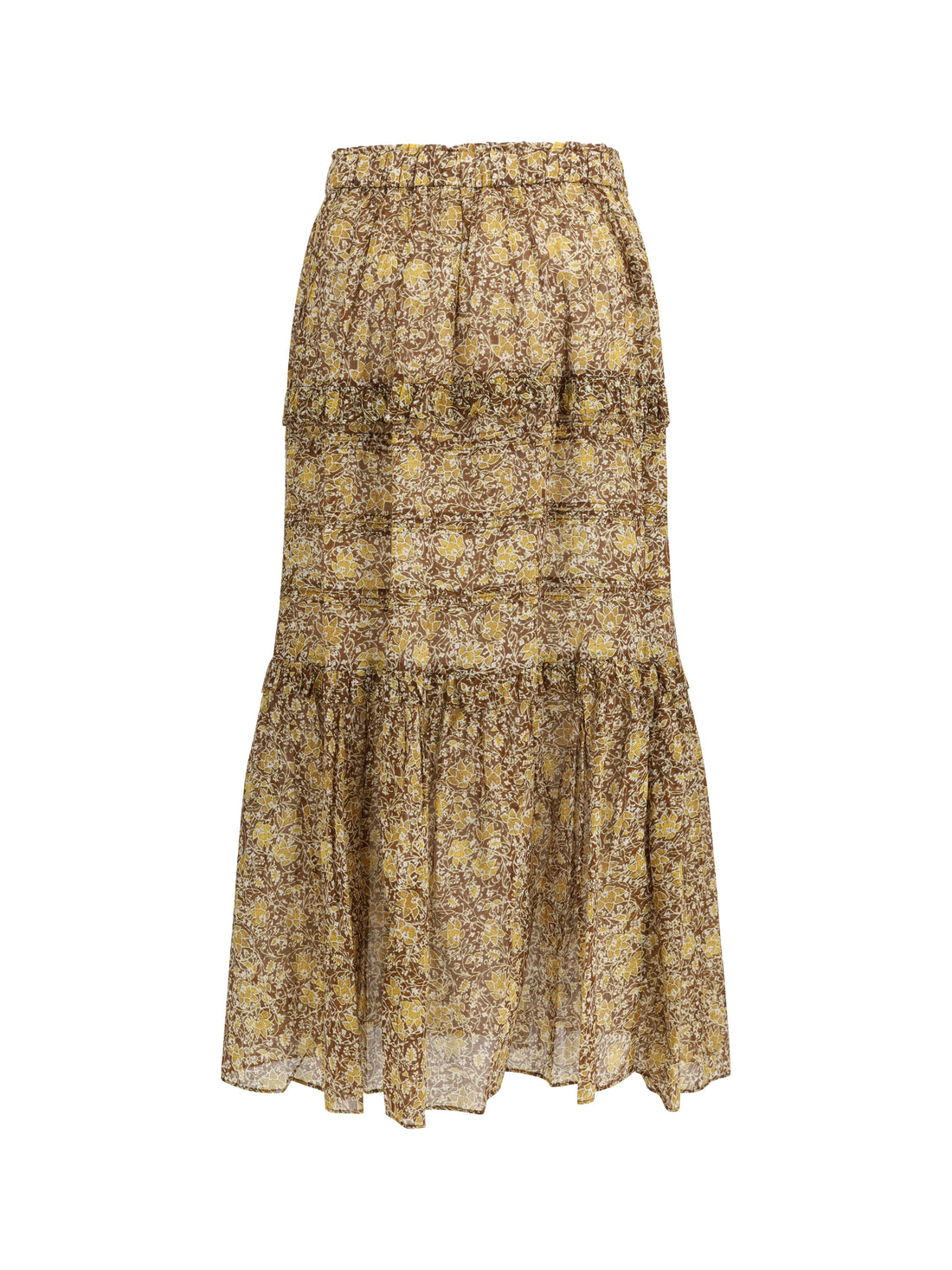 MARANT ETOILE 34  volomia long ruffled skirt