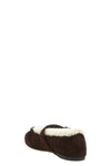the miu miu suede and sheepskin ballet flats redefines the codes of flat footwea