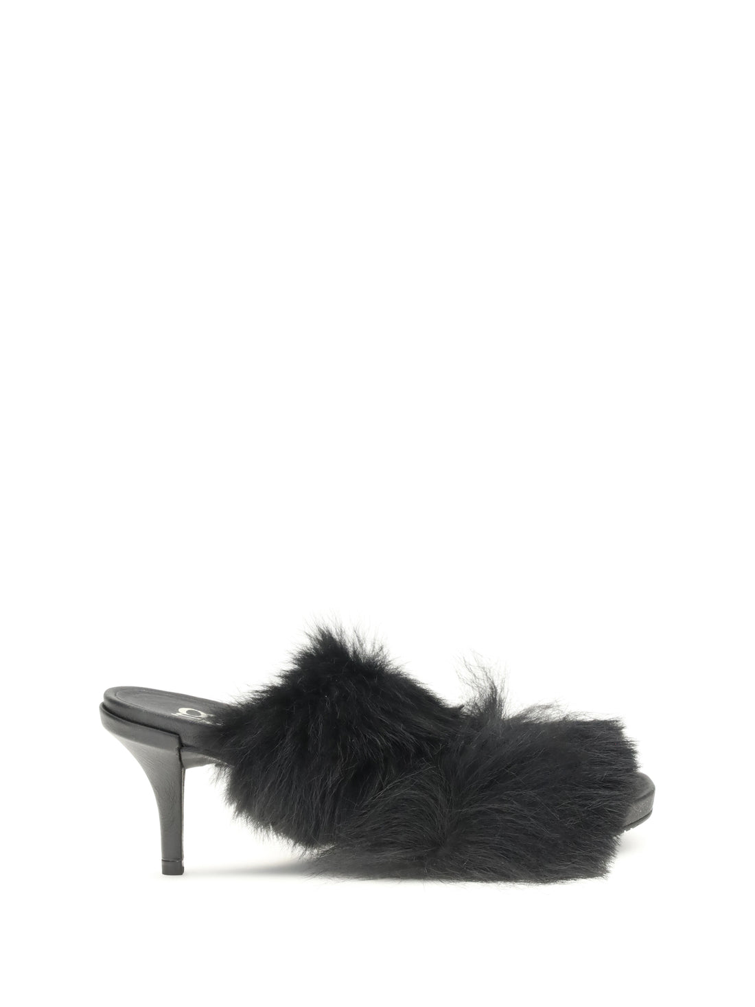 PEDRO GARCIA 36 fur-trimmed mules sandals