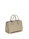 small antigona catchall glossy grained leather handbag