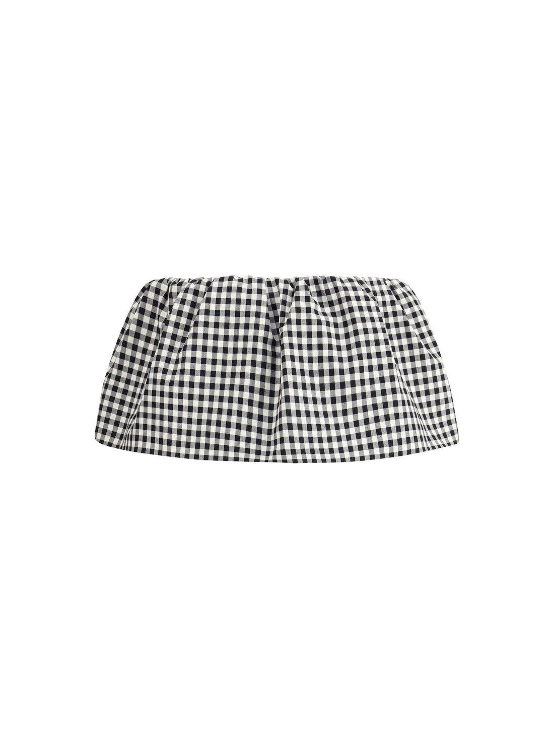 MIU MIU 40 vichy pattern miniskirt