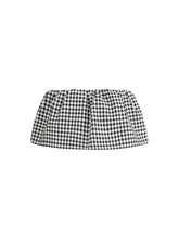 MIU MIU 40 vichy pattern miniskirt