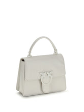 PINKO OS shiny leather love one top mini handbag