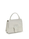 shiny leather love one top mini handbag