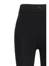 MARINE SERRE L moon logo knit leggings