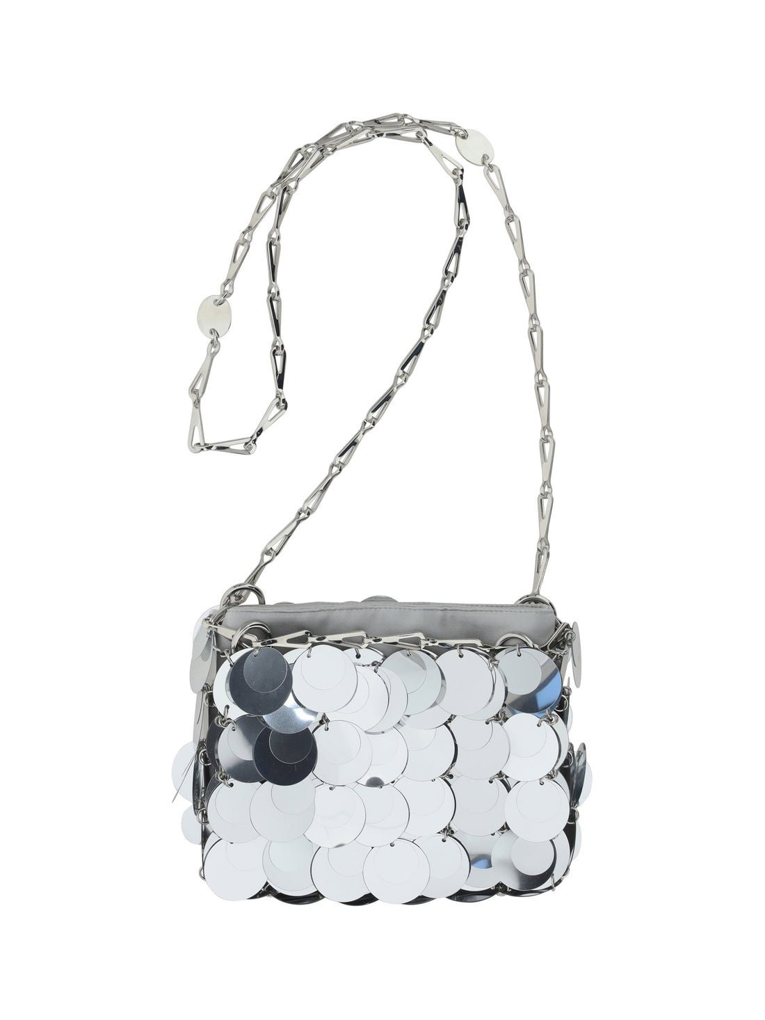 RABANNE OS sparkle nano shoulder bag