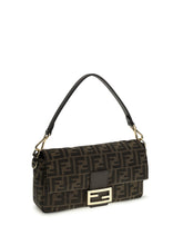 FENDI OS baguette shoulder bag in ff jacquard