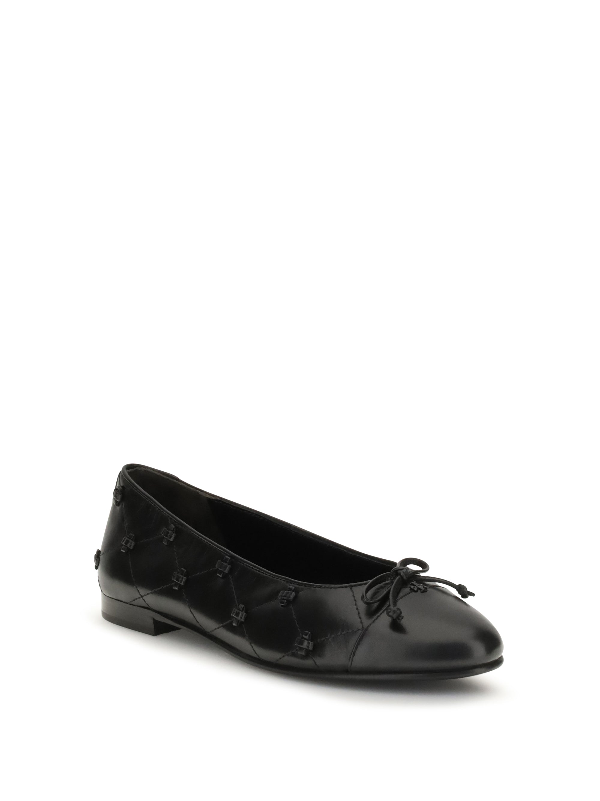 bunny knot pointed ballerinas