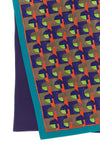 medium scarf in silk twill
