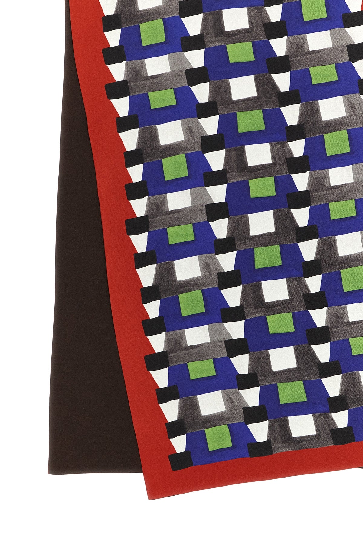 medium scarf in silk twill