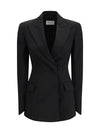 tailored wool blazer