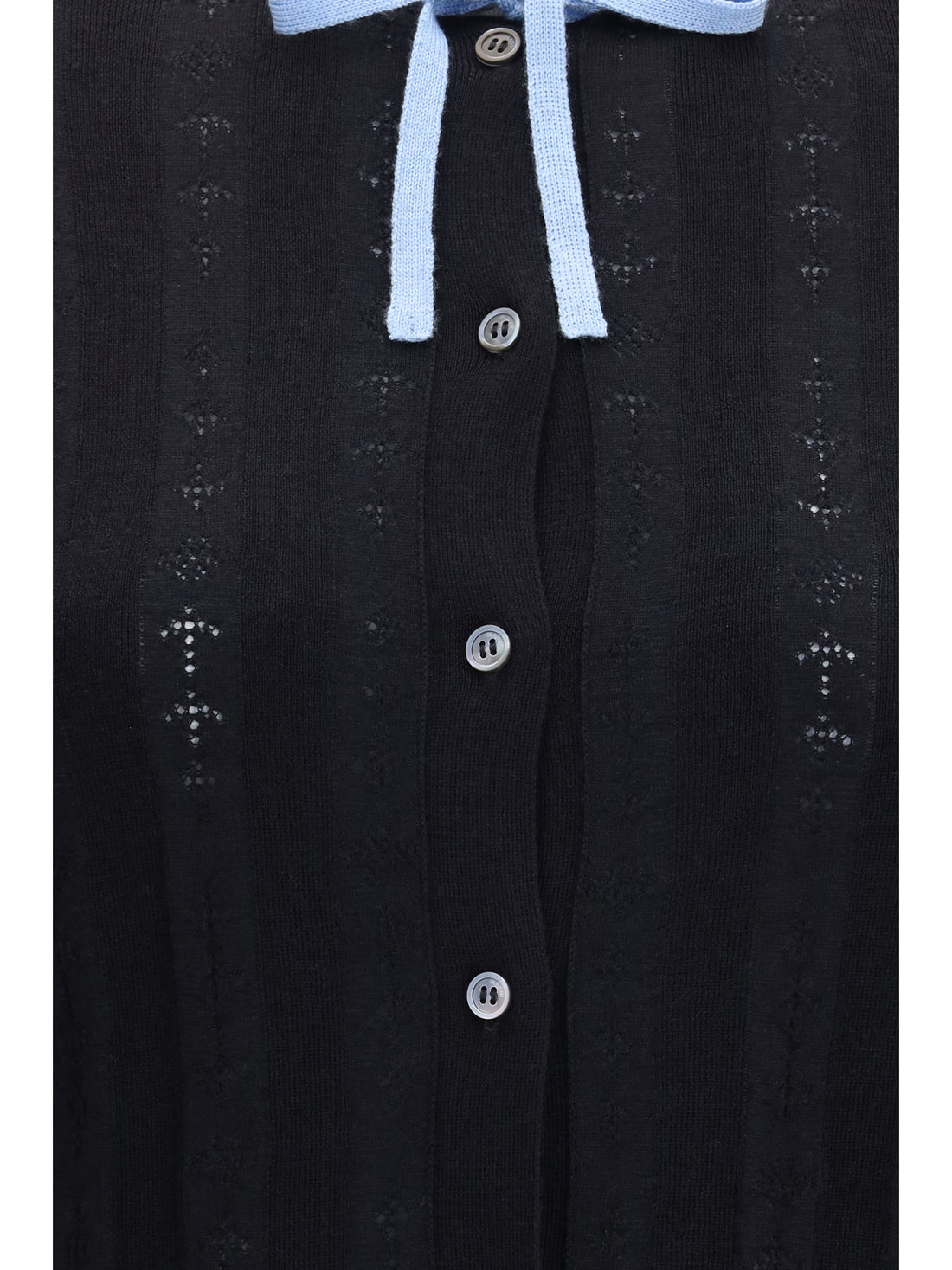 MARNI 42 wool and silk cardigan with bow