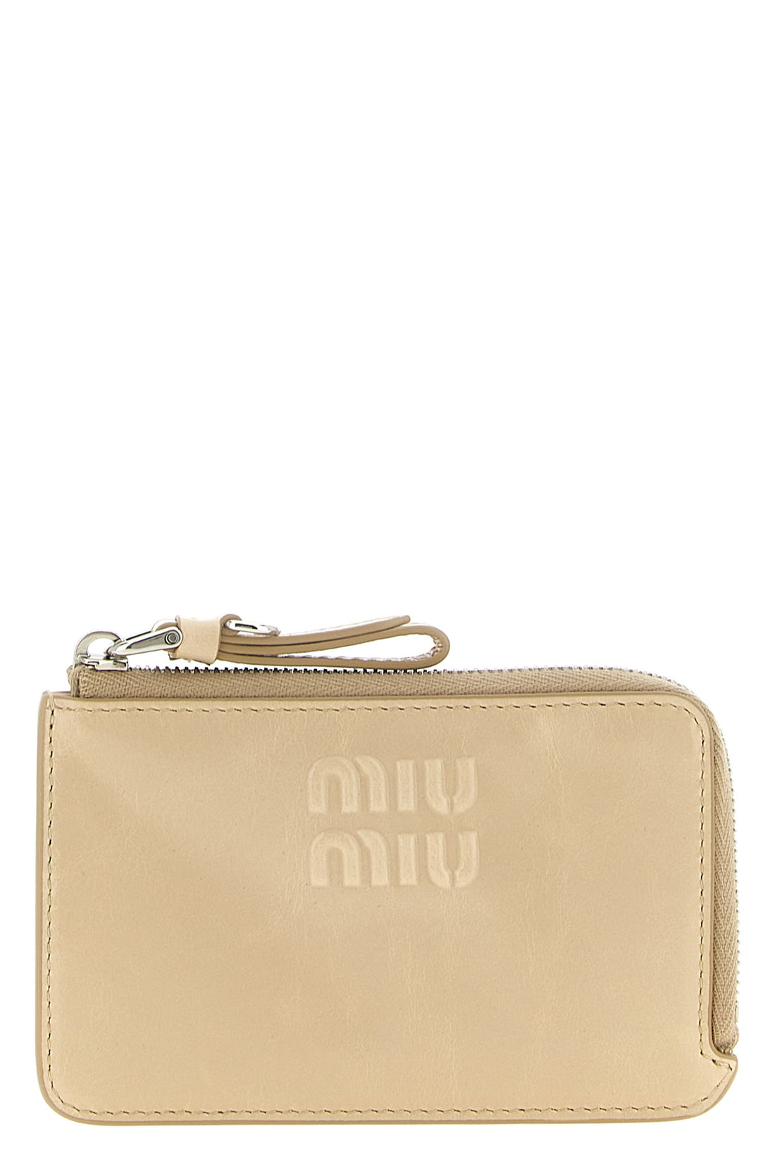 MIU MIU OS the miu miu leather envelope card holder is structured