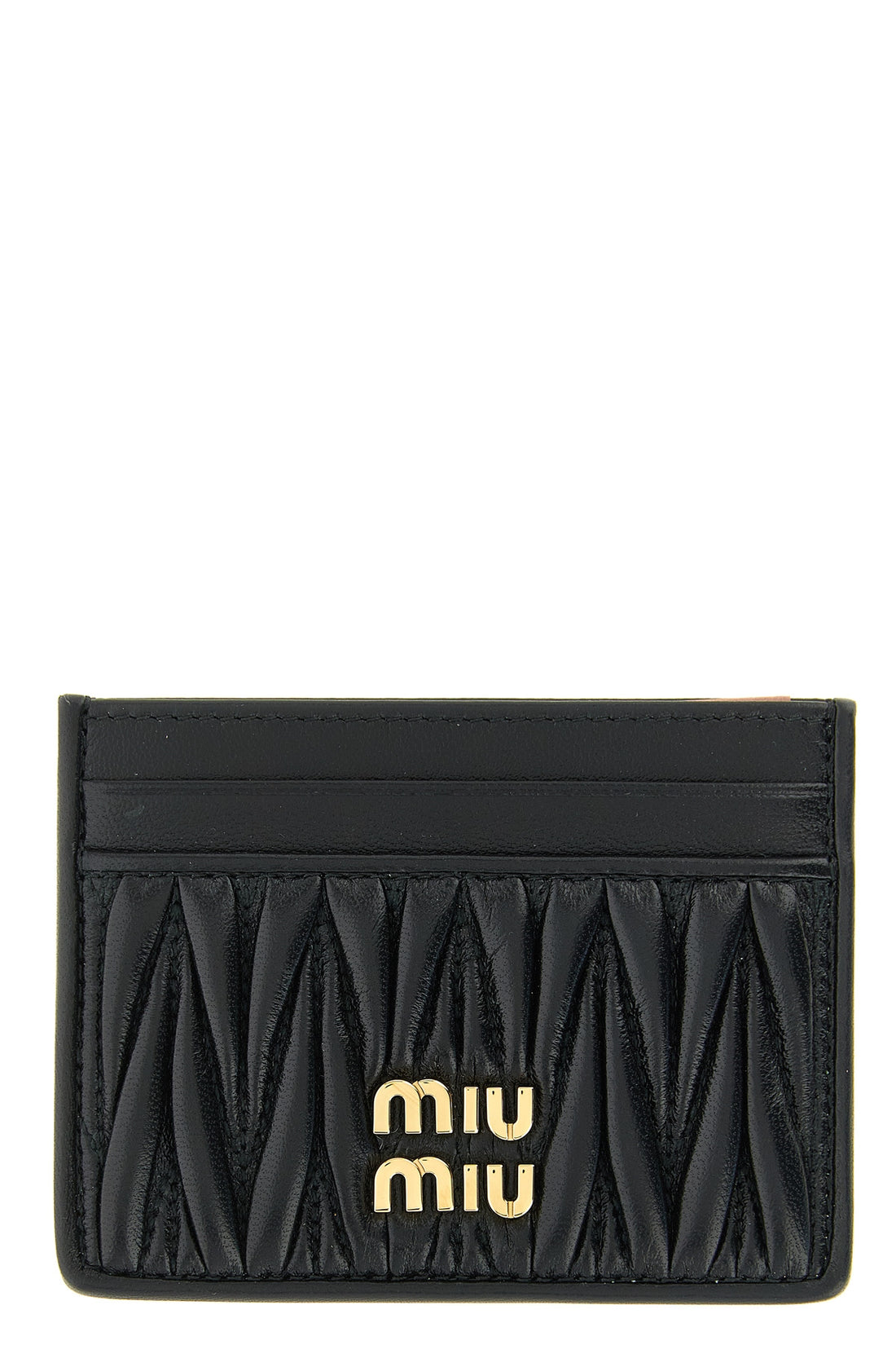 MIU MIU OS nappa card holder