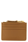the miu miu card holder in fine nappa leather stands out for its iconic front ma