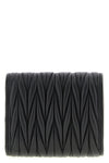 small wallet in matelassé nappa leather