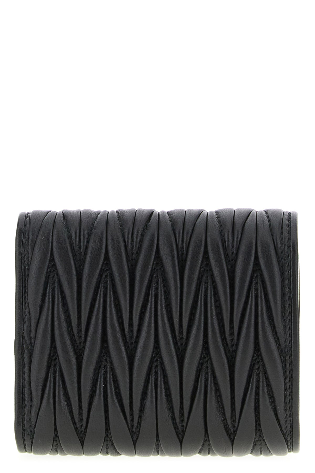 small wallet in matelassé nappa leather