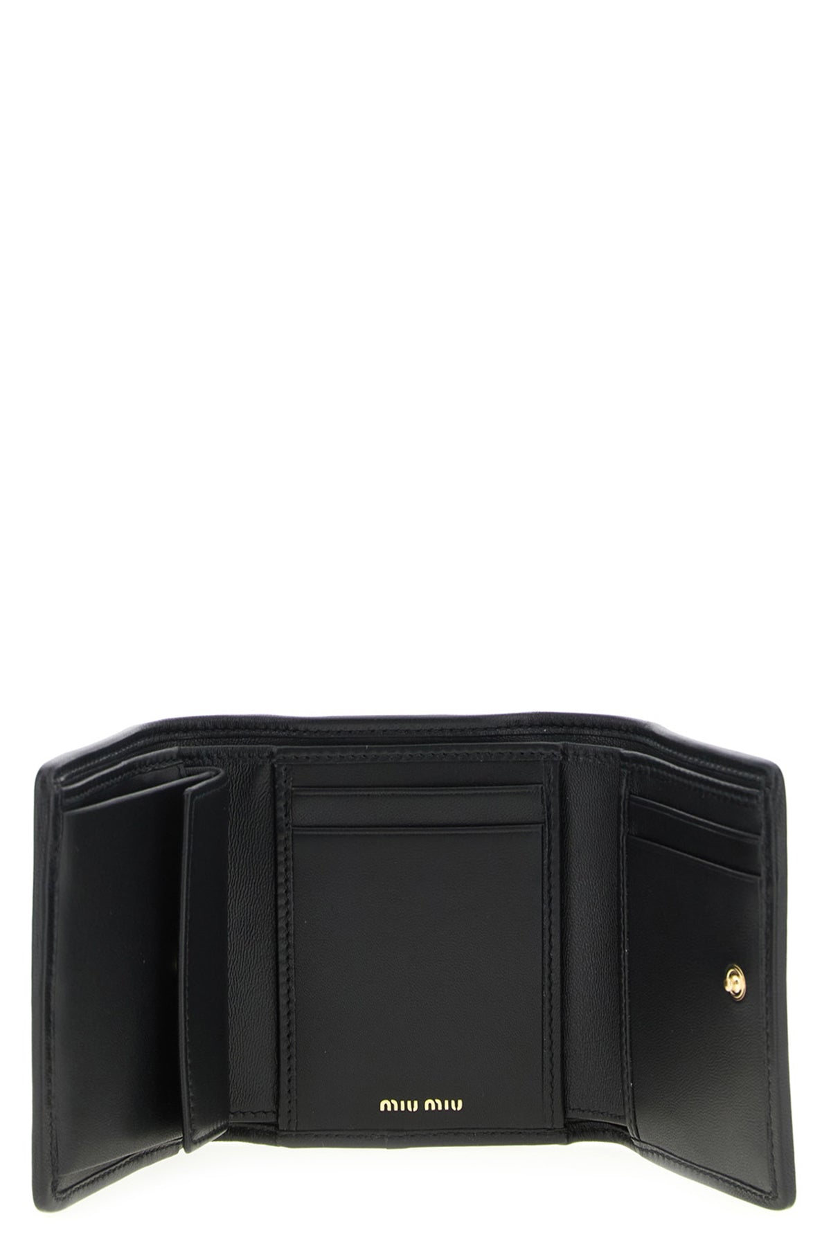 small wallet in matelassé nappa leather