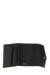 the miu miu compact black hammered leather wallet represents the essence of luxu