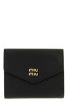 the miu miu compact black hammered leather wallet represents the essence of luxu