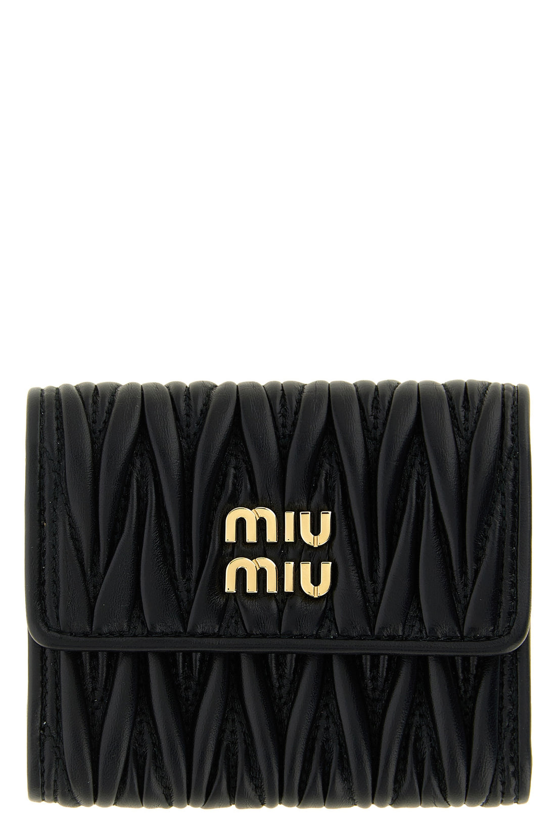 MIU MIU OS the miu miu small wallet in matelassé nappa leather is an essential accessory