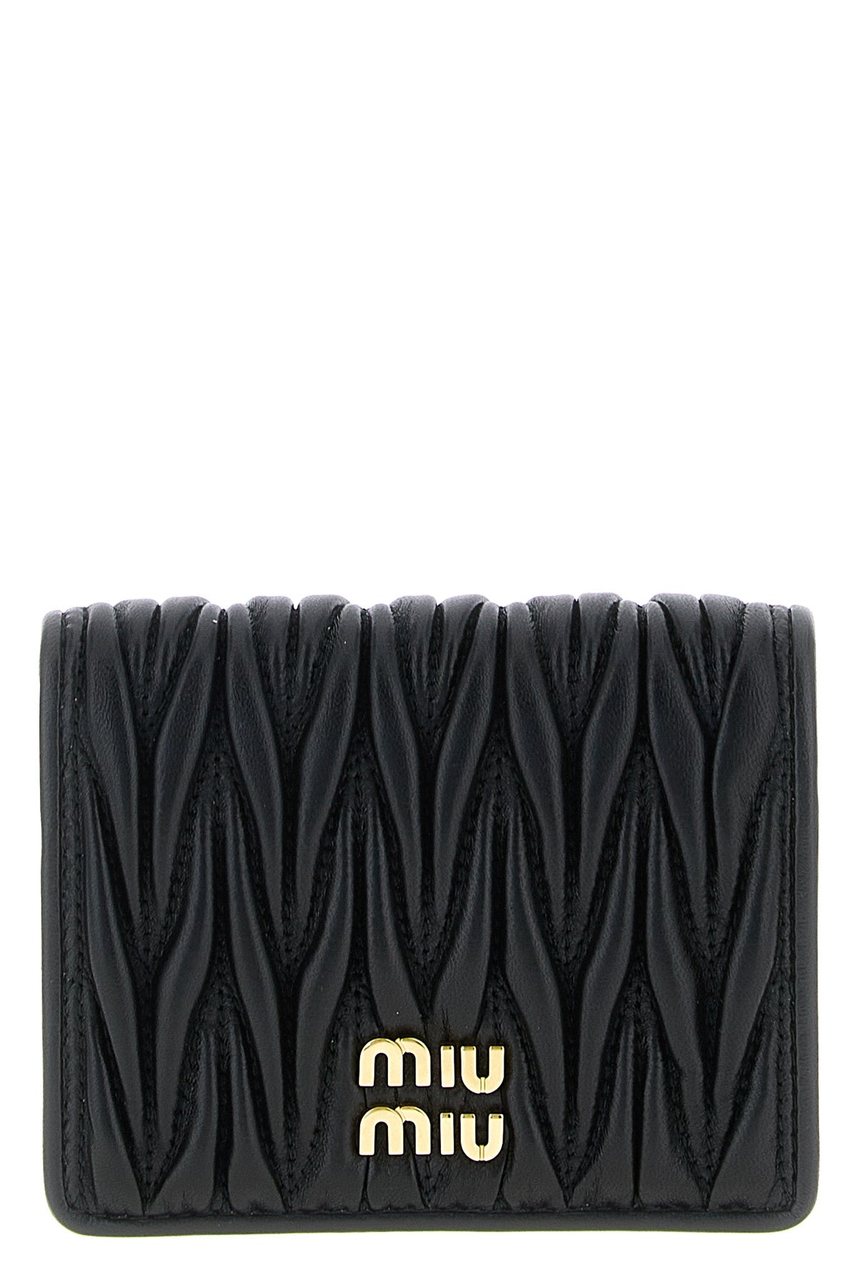 small wallet in matelassé nappa leather