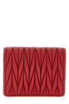 small wallet in matelassé nappa leather