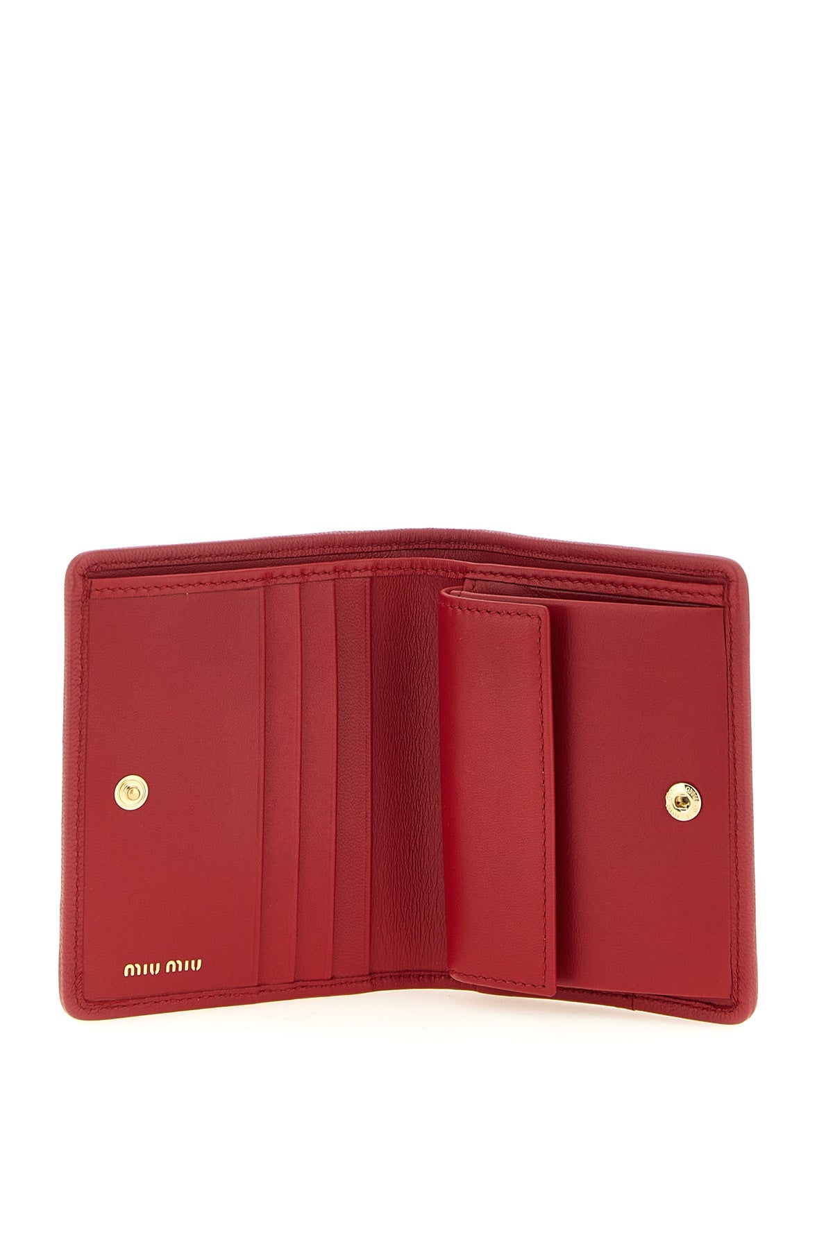 small wallet in matelassé nappa leather