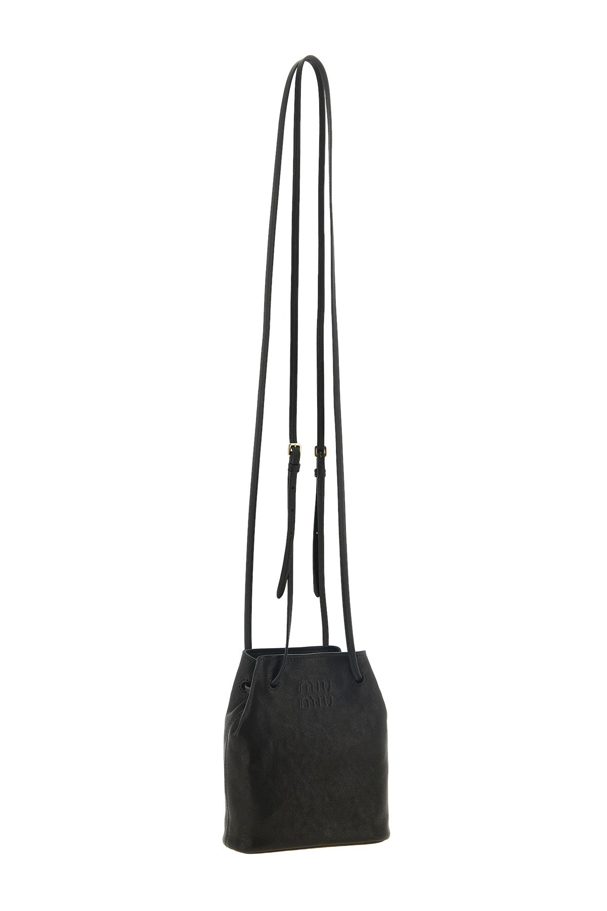 miu mius mini shoulder bag features a deconstructed and compact silhouette