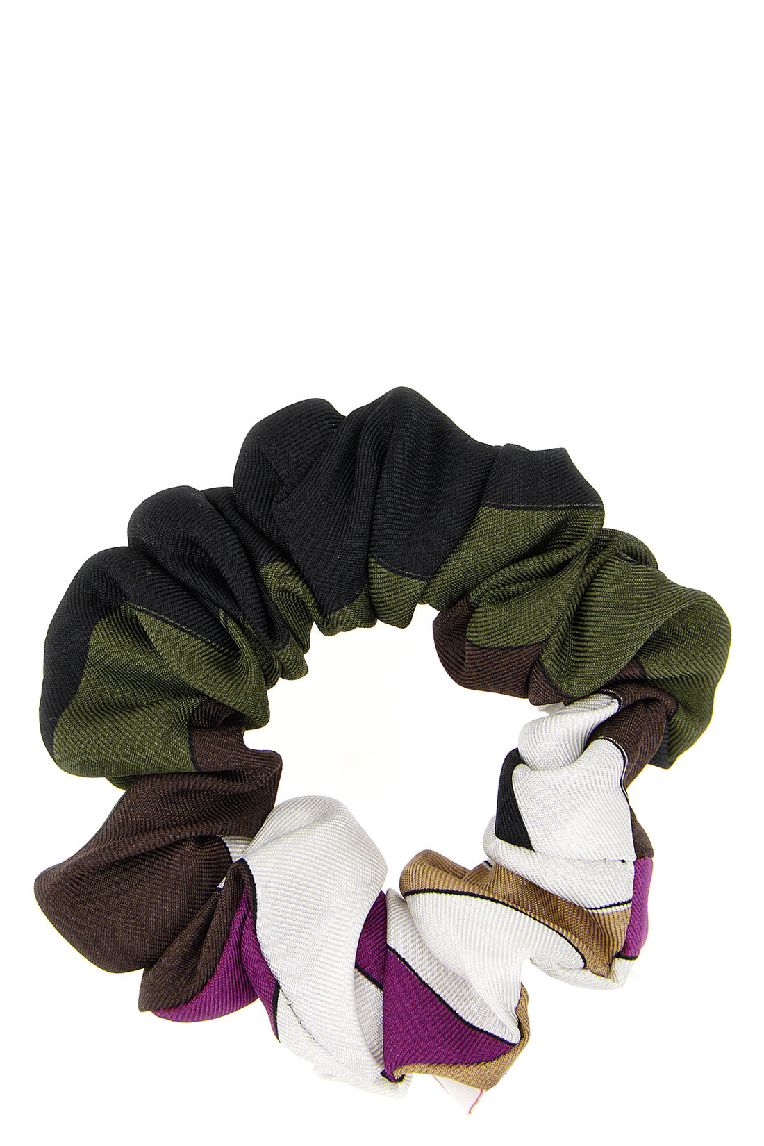 PUCCI OS iride print silk twill hair band