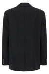 virgin wool single-breasted blazer
