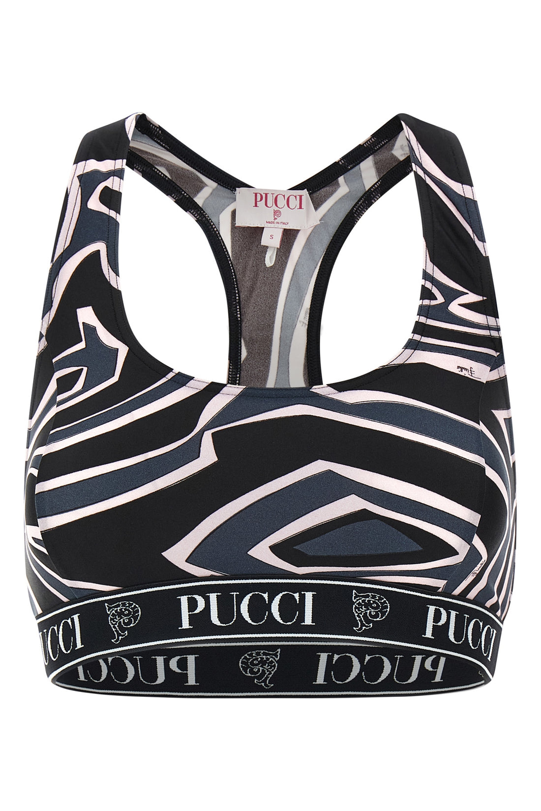 PUCCI S sports top in elastic lycra