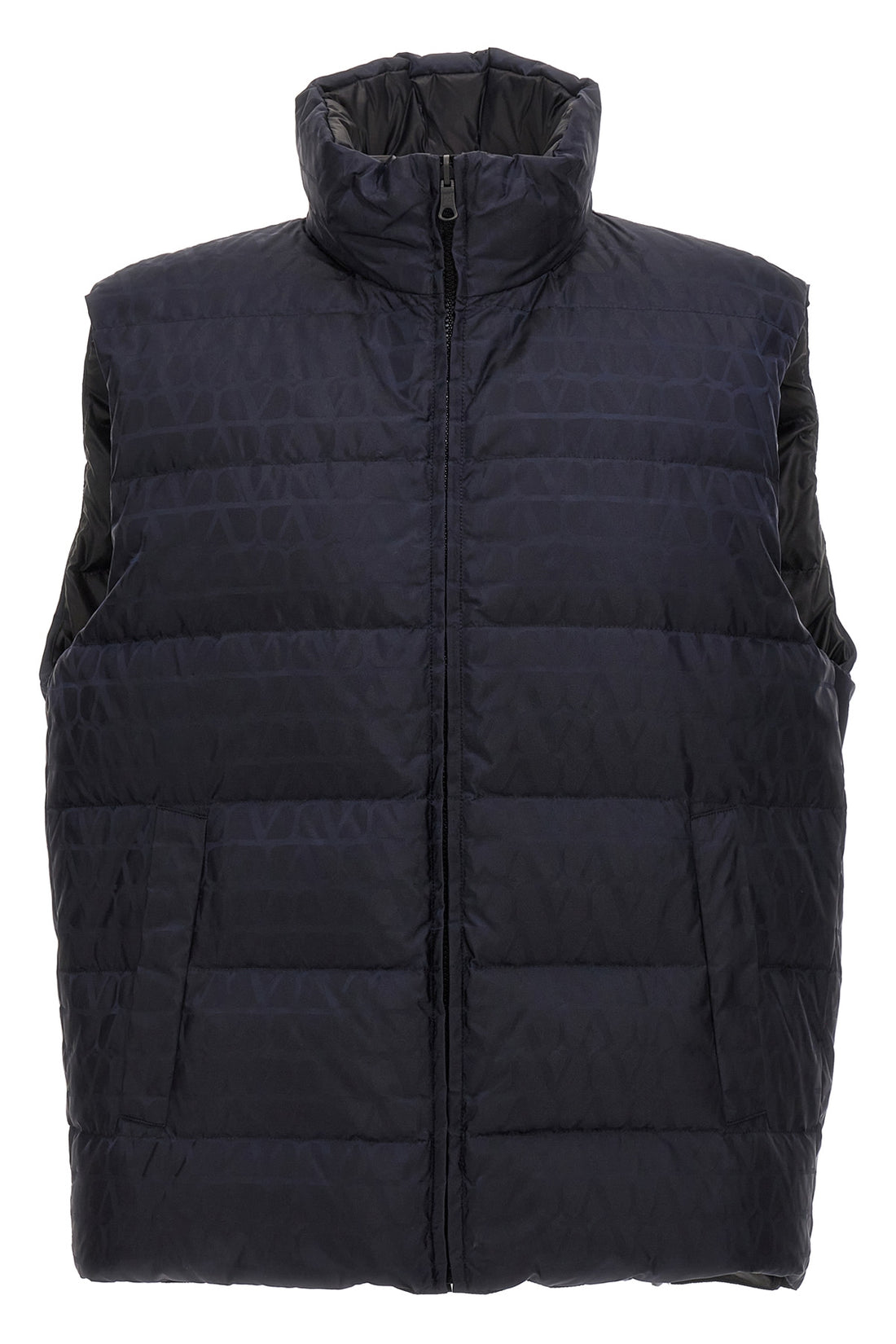 VALENTINO GARAVANI 48 all-over toile iconographe nylon vest