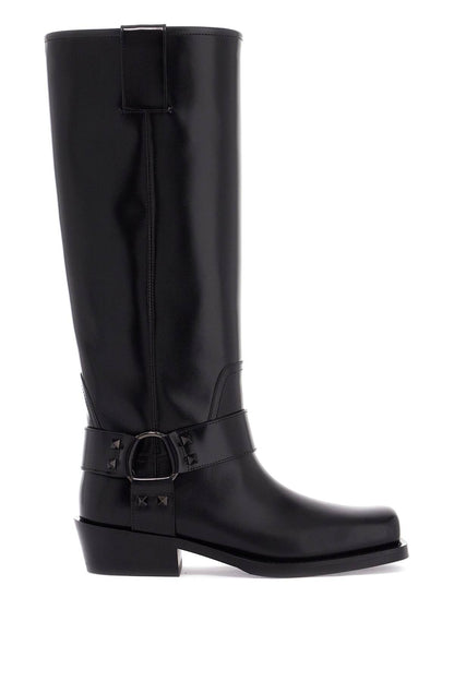 rockstud biker boot