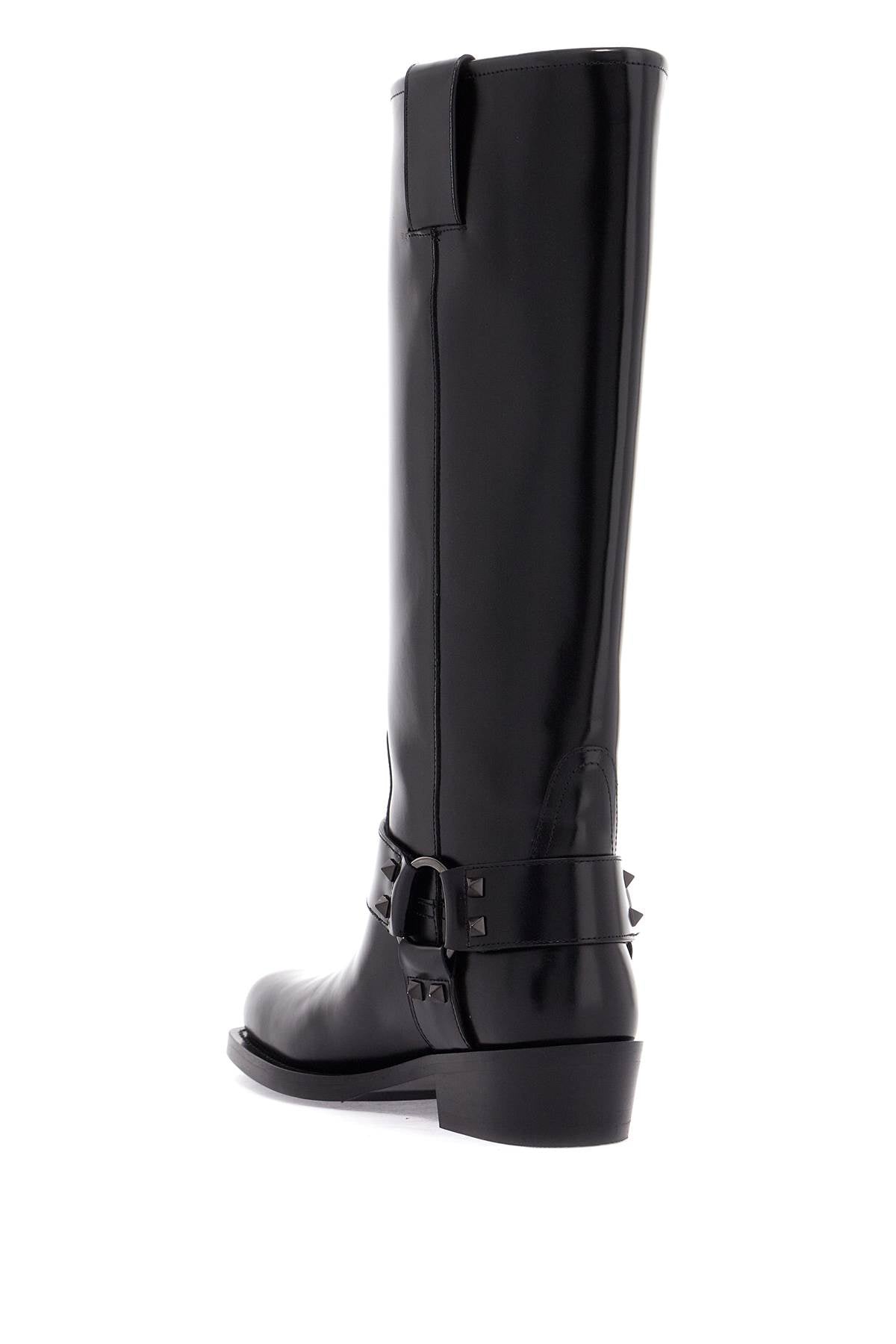 rockstud biker boot