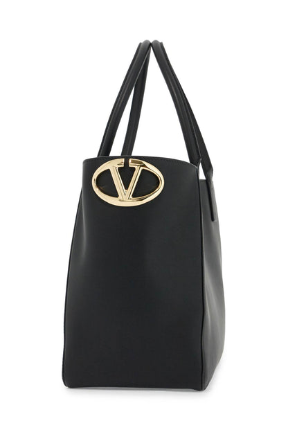 nappa calfskin vlogo side tote bag